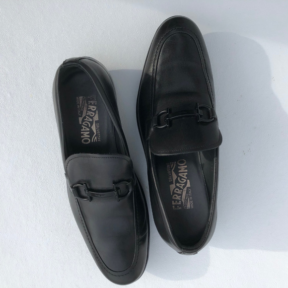Salvatore Ferragamo Men\'s Leather Loafer Size 7.5